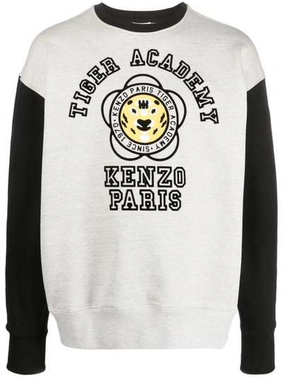 Shop Kenzo Sweaters In Gris Perle