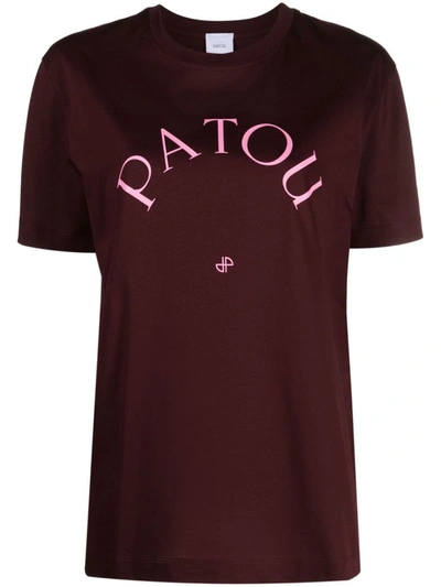 Shop Patou Top In Ruby