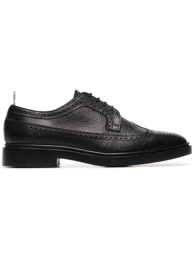 Shop Thom Browne Flat Shoes In Black