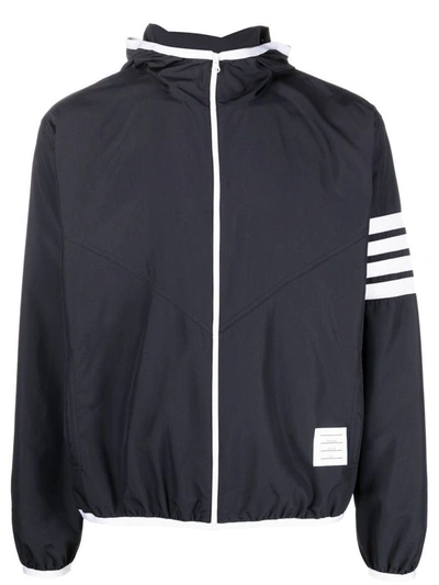 Shop Thom Browne Jackets In Blue