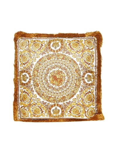 Shop Versace Home Accessories In White-gold-black
