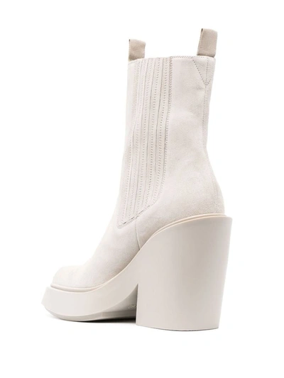 Vic Matie Boots In Bone