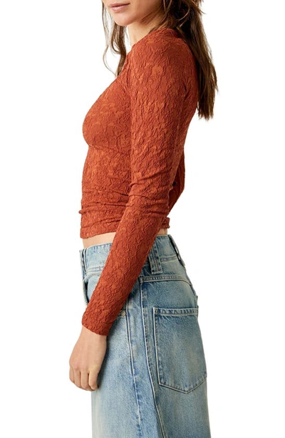 Shop Free People Have It All Square Neck Knit Top In Sequoia
