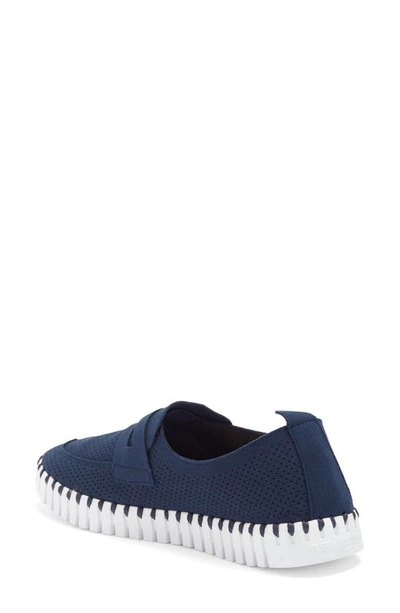 Ilse Jacobsen Tulipu Penny Loafer In Dark Indigo