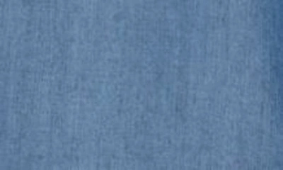 Shop Sanctuary Long Sleeve Tencel® Lyocell Button-up Shirt In Medium Blue