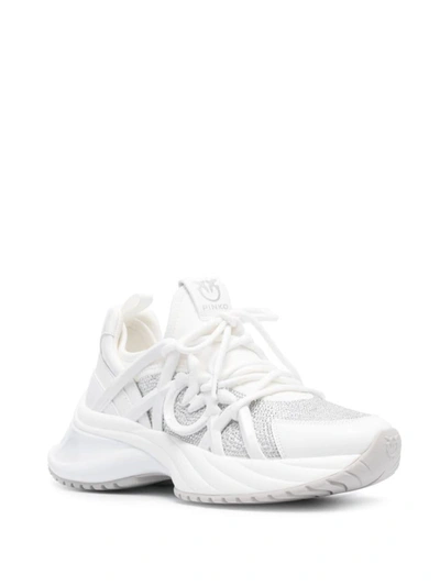 Shop Pinko 'ariel' Sneakers In White