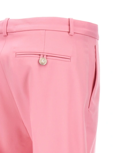 Shop Versace Classic Pants Pink