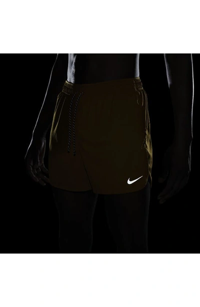 Shop Nike Run Division Stride Running Shorts In Bronze