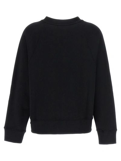 Shop Moschino In Love We Trust Sweatshirt Black