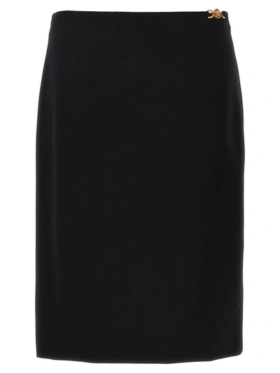 Shop Versace Midi Skirt Skirts Black