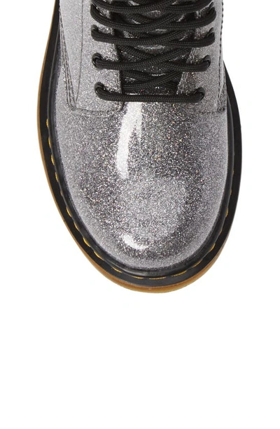 Shop Dr. Martens' 1460 Glitter Boot In Gunmetal