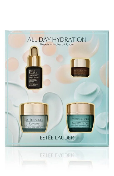 Shop Estée Lauder All Day Hydration Skin Care Starter Set (limited Edition) $69 Value