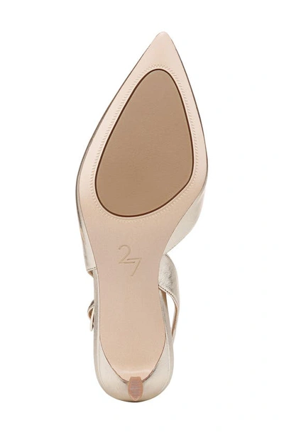 Shop 27 Edit Naturalizer Felicia Slingback Pointed Toe Pump In Champagne Leather