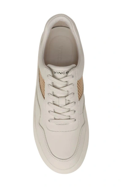 Shop Vince Warren Ii Platform Sneaker In Milk/ Macadamia