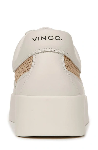 Shop Vince Warren Ii Platform Sneaker In Milk/ Macadamia