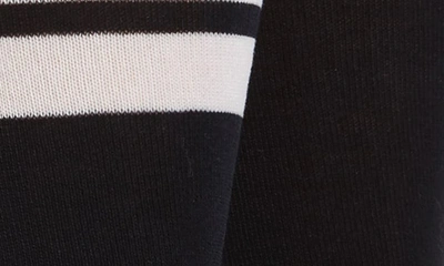 Thom Browne Stripe Crew Socks In Navy