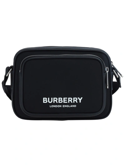 Shop Burberry Econyl Shoulder Bag With Logo Print