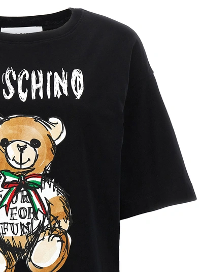 Shop Moschino Teddy Bear Dresses Black