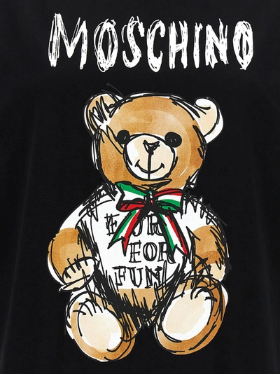 Shop Moschino Teddy Bear Dresses Black