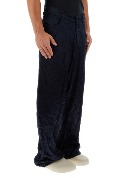 Balenciaga Oversized Tailored Trousers In Blue