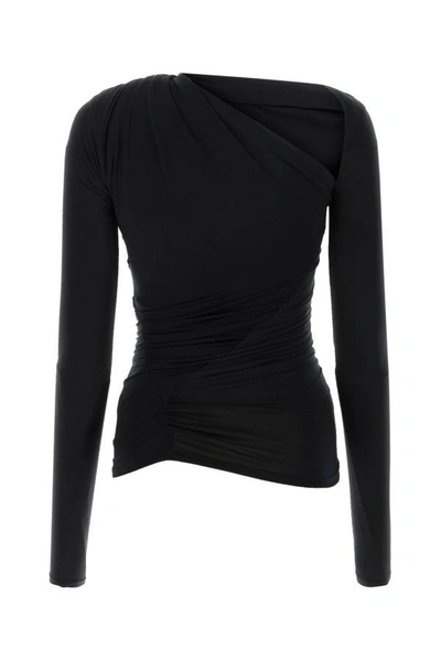 Shop Balenciaga Woman Maglia In Black
