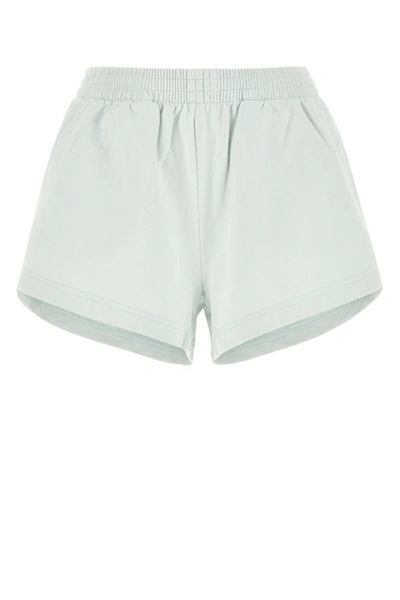 Shop Balenciaga Woman White Cotton Shorts