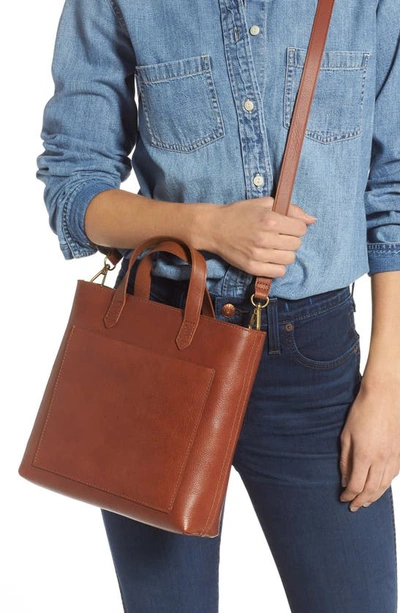 Madewell The Small Transport Crossbody Bag In English Saddle