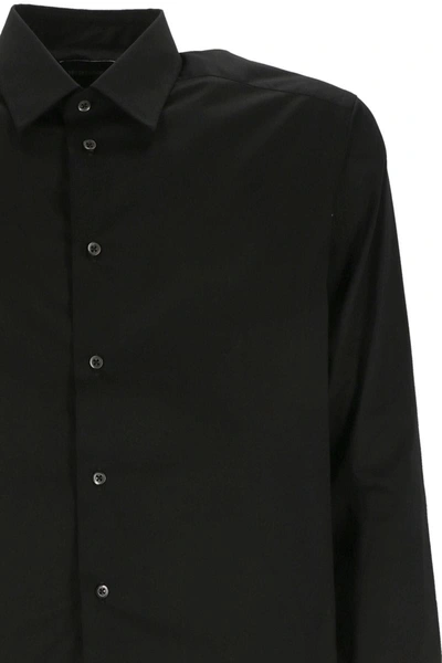 Shop Ea7 Emporio Armani Shirts In Black