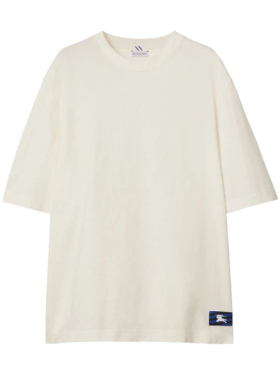 Shop Burberry T-shirt Clothing In White
