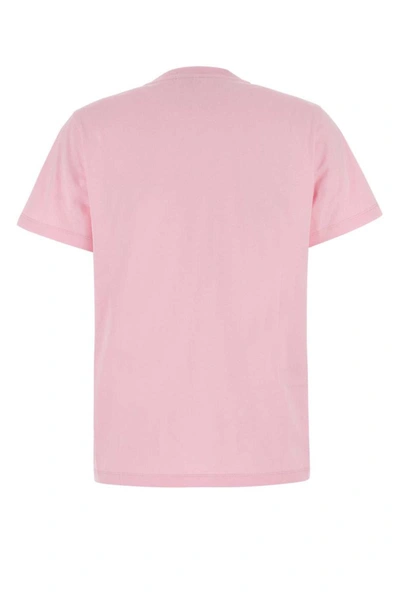 Shop Ganni T-shirt In Pink