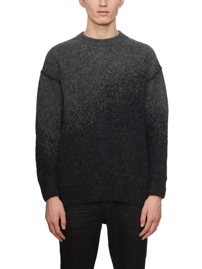 Isabel Benenato Degradé Crew-neck Jumper In Grey