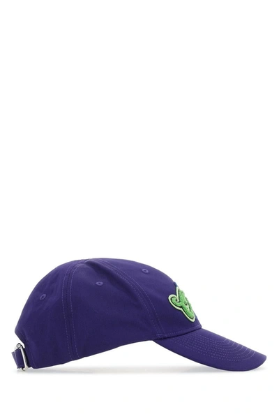 Shop Off-white Off White Hats In Purplegreenfluo