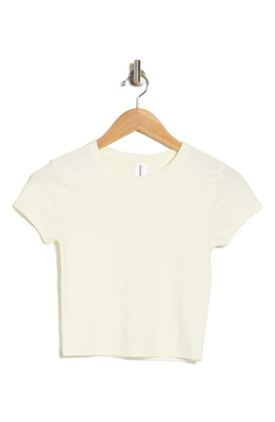 Shop Abound Short Sleeve Baby Tee In Ivory
