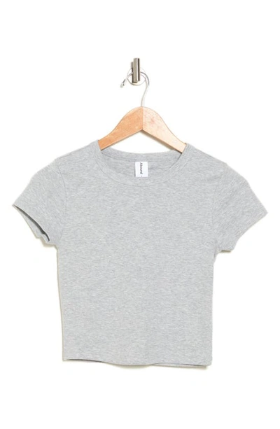 Shop Abound Short Sleeve Baby Tee In Grey Heather