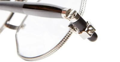 Shop Kuboraum Eyeglasses In Silver