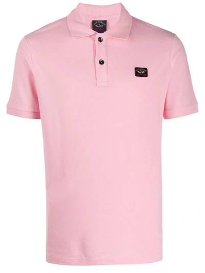 Shop Paul & Shark Polo Logo Clothing In Pink & Purple