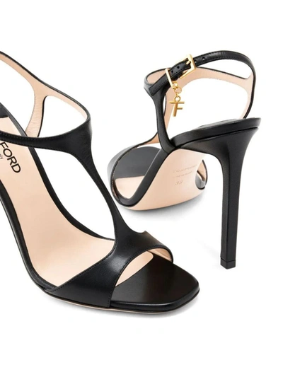 Shop Tom Ford Angelina Sandals High Heel Shoes In Black