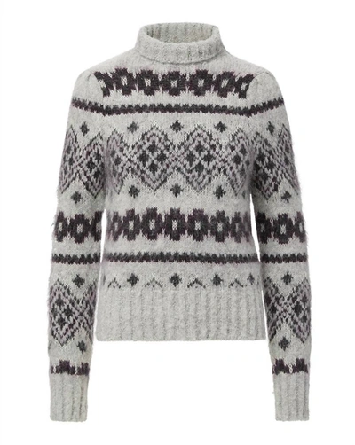 Shop Veronica Beard Chiana Fairisle Sweater In Multi