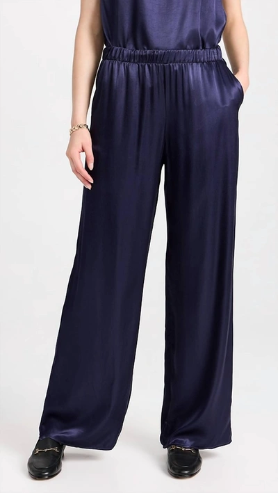 Shop Nation Ltd Riviera Straight Leg Pant In Navy In Blue