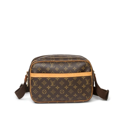 Pre-owned Louis Vuitton Reporter Pm In Brown