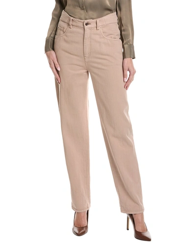 Shop Brunello Cucinelli Pant In Multi