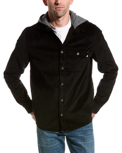 Shop Sovereign Code Fresh Corduroy Shirt Jacket In Black