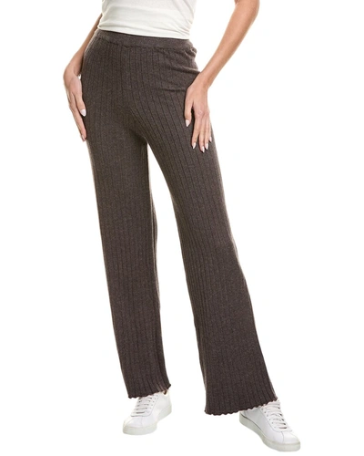 Shop Serenette Ribbed Pant In Brown