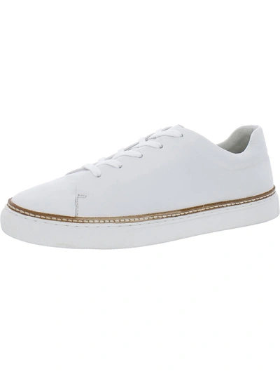 Shop Johnston & Murphy Banks Mens Leather Lace-up Derby Shoes In White