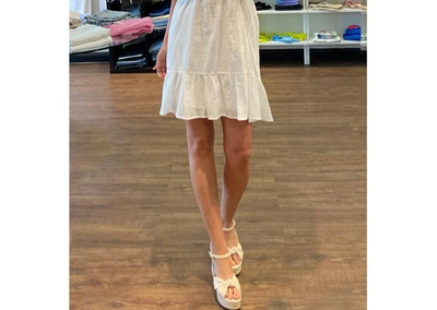 Heartloom Zanima Cutout Dress In White In White