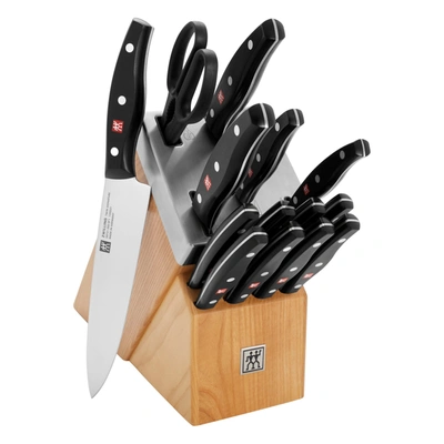 Zwilling Twin Signature 15-piece Self-sharpening Knife Block Set