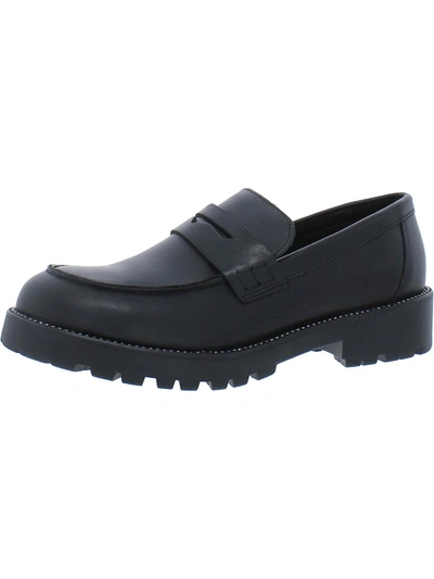 Shop Aqua Derbr Womens Suede Slip-on Loafers In Black