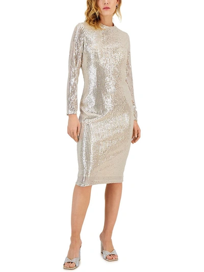 Shop Inc Womens Sequined Midi Cocktail And Party Dress In Multi