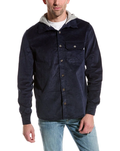 Shop Sovereign Code Bickley Shirt Jacket In Blue