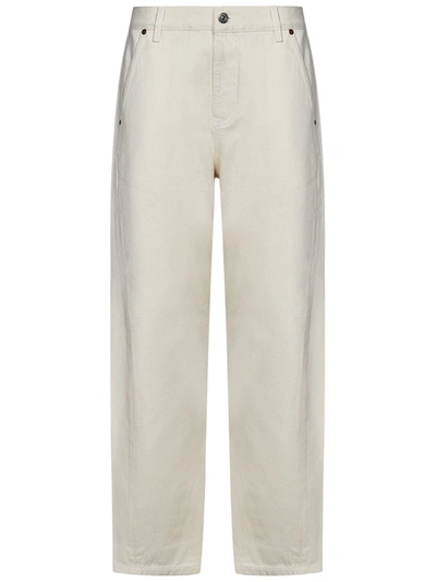 Shop Victoria Beckham Jeans In Bianco